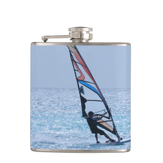 Gliding Windsurfer Heupfles (Voorkant)