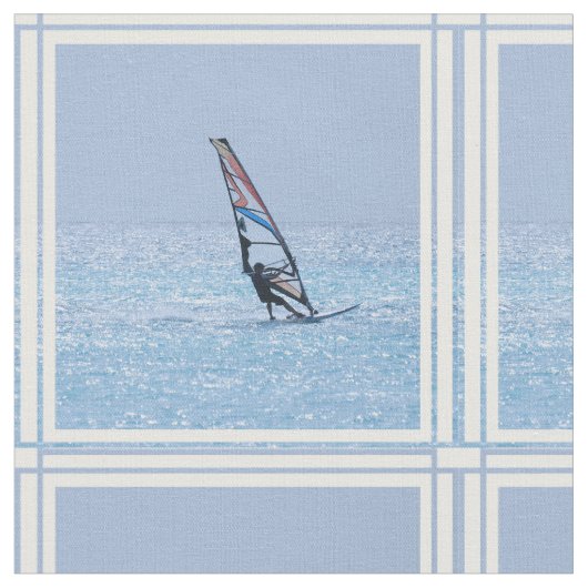Gliding Windsurfer Stof (Close Up)