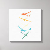 Gliers | Glider Pilot Thermals Soar Gifts Canvas Afdruk (Voorkant)