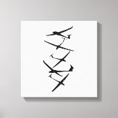 Gliers | Glider Pilot Thermals Soar Gifts Canvas Afdruk (Voorkant)