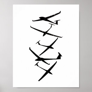 Gliers   Glider Pilot Thermals Soar Gifts Poster