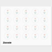 Gliers | Glider Pilot Thermals Soar Gifts Ronde Sticker (Vel)