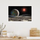 Gliese 581 c afdrukken poster (Keuken)