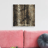 Glij Chic Mok Canvas Afdruk (Insitu (Woonkamer))