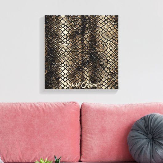 Glij Chic Mok Canvas Afdruk (Insitu (Woonkamer))