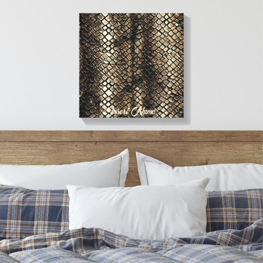 Glij Chic Mok Canvas Afdruk (Insitu (Slaapkamer))