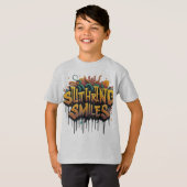 Glij glimlachen t-shirt (Voorkant volledig)
