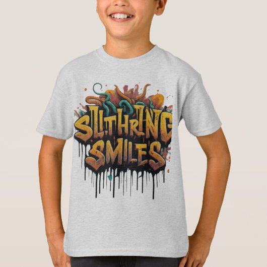 Glij glimlachen t-shirt (Voorkant)