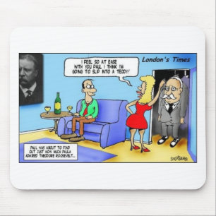 Glij In Een Teddy..Roosevelt Grappige Cadeaus Mokk Muismat