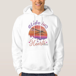 "Glijd in harten Hoodie