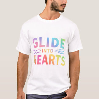 Glijd in het hart t-shirt