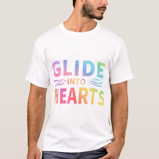 Glijd in het hart t-shirt (Voorkant)