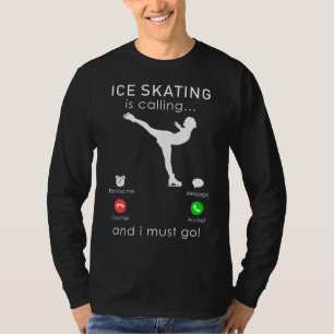 Glijd in plezier: schaatsen is bellen en ik moet t-shirt