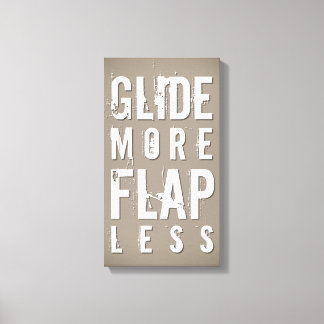 Glijd meer flap minder vet leisteen| White Wall De Canvas Afdruk