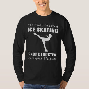 Glijden & Giechelen! Schaatsen - Geen Impact op Uw T-shirt