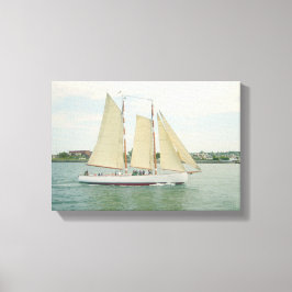 Glijden in Full Sail Canvas Wand Hanging
