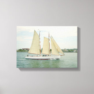 Glijden in Full Sail Canvas Wand Hanging
