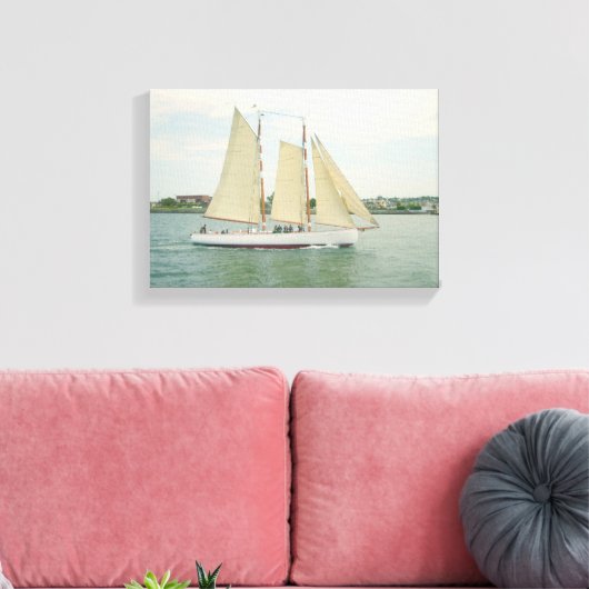 Glijden in Full Sail Canvas Wand Hanging (Insitu (Woonkamer))