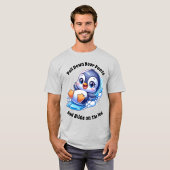 Glijden op het ijs t-shirt