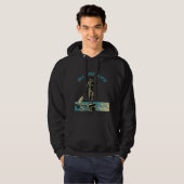 Glijden, rijden en surven op sup paddle board hoodie (Voorkant volledig)