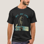 Glijden, rijden en surven op sup paddle board t-shirt (Voorkant)