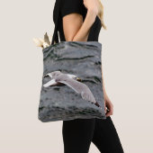 Glijdende All-Over-Print Tote Tas (Dichtbij)