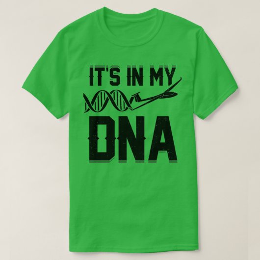 Glijdende DNA Glider pilot soving thermals pilot g T-shirt (Design voorkant)