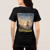 Glijdende Droomlandschap Dames T-shirt (Achterkant)