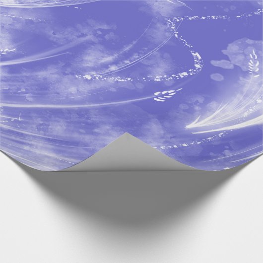 Glijdende engelen - Frozen Land Cadeaupapier (Hoek)