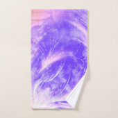 Glijdende engelen - Paarse waas Bad Handdoek (Handdoek)