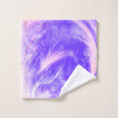 Glijdende engelen - Paarse waas Bad Handdoek (Wasdoekje)