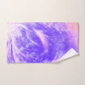 Glijdende engelen - Paarse waas Bad Handdoek (Handdoek)