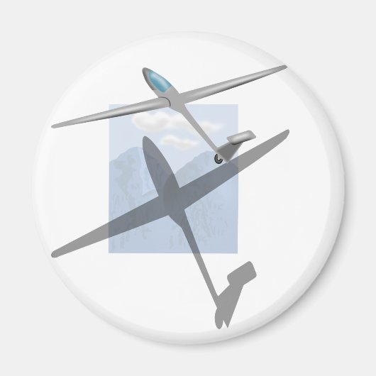 Glijdende koelkastmagneet 1 magneet (Voorkant)