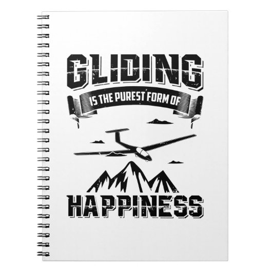 Glijdende piloten | Dierlijke glijders Glide Gift  Notitieboek (Voorkant)