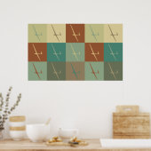 Glijdende Pop Art Poster (Keuken)