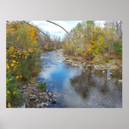 Glijdende reflecties poster