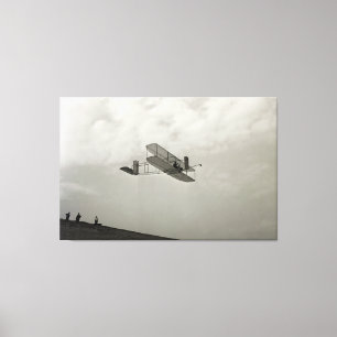 Glijder Testvlucht Luchtvaart Wright Brothers Canvas Afdruk