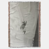 Glijder Testvlucht Luchtvaart Wright Brothers Deken (Voorkant Verticaal)