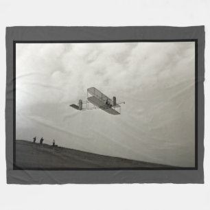 Glijder Testvlucht Luchtvaart Wright Brothers Fleece Deken