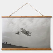 Glijder Testvlucht Luchtvaart Wright Brothers Hangend Wandkleed (Voorkant)