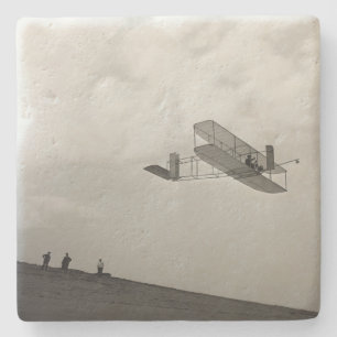 Glijder Testvlucht Luchtvaart Wright Brothers Stenen Onderzetter