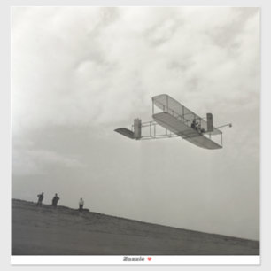 Glijder Testvlucht Luchtvaart Wright Brothers Sticker
