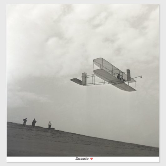 Glijder Testvlucht Luchtvaart Wright Brothers Sticker (Vel)