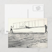 Glijdertests van de Wright Brothers Briefkaart (Voorkant / Achterkant)