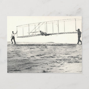 Glijdertests van de Wright Brothers Briefkaart
