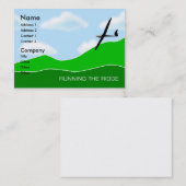 Glijding - De Ridge Gliding Chubby draaien Visitekaartje (Voorkant / Achterkant)