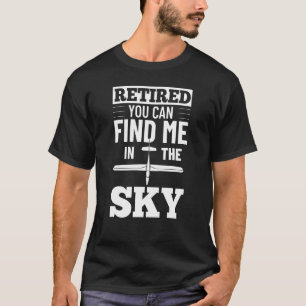 Glijdvliegtuig Piloot Vliegende Zeilvliegtuig Trai T-shirt