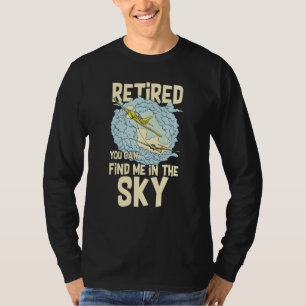 Glijdvliegtuig Piloot Vliegende Zeilvliegtuig Trai T-shirt