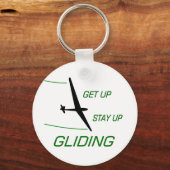 Glijpen ... Blijf staan Sleutelhanger (Voorkant)