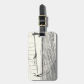 Glijstertests van de juiste broers bagagelabel (Voorkant verticaal)